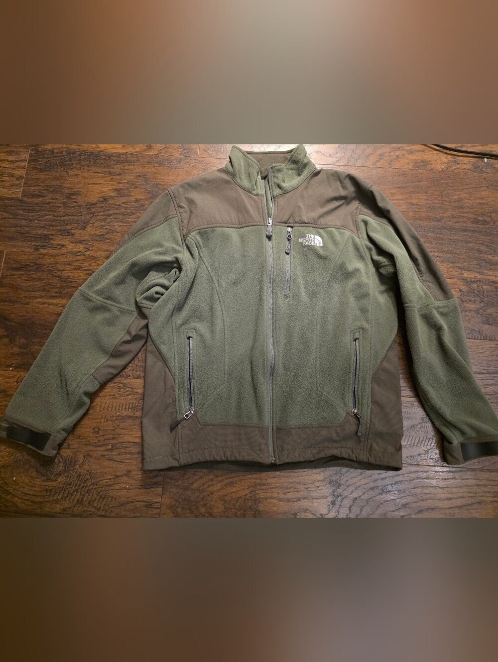 The North Face Olive Green Lightweight Full-Zip Shirt Jacket